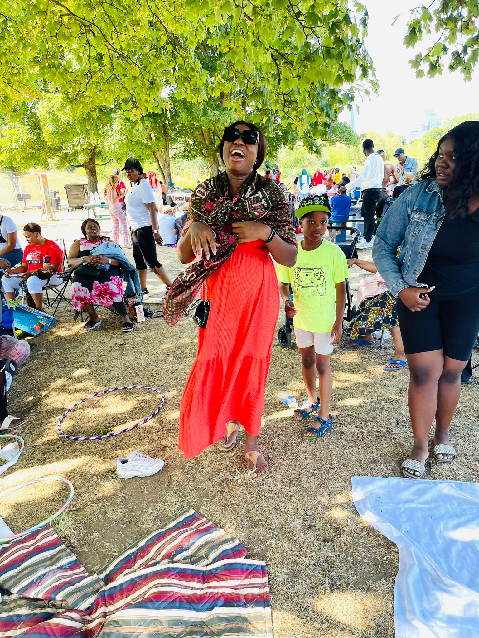 Church fellowship after service